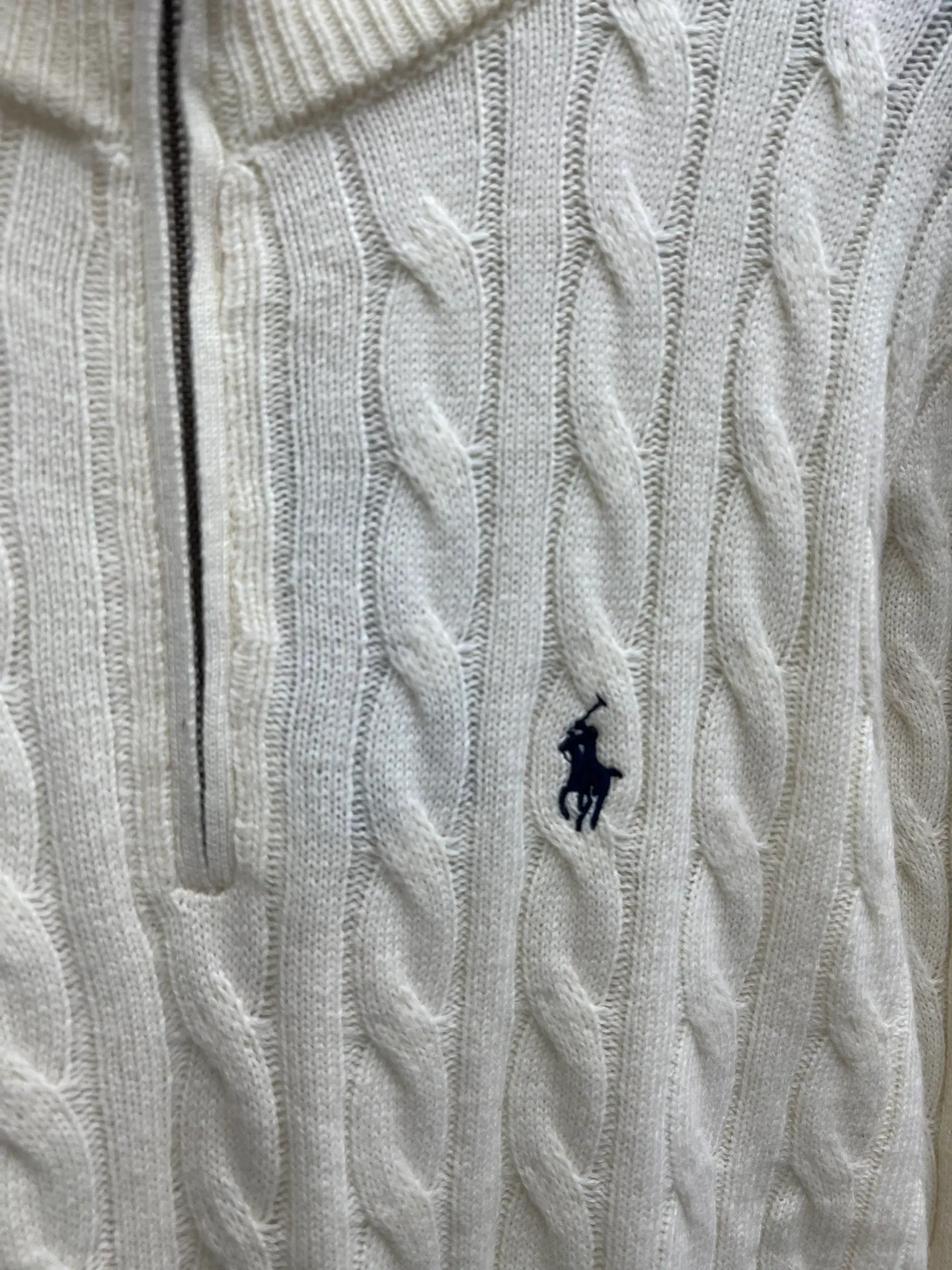 🅿️530 Polo 25ss new solid color pony embroidered long-sleeved sweater for men, white, size: S.M.L.XL.